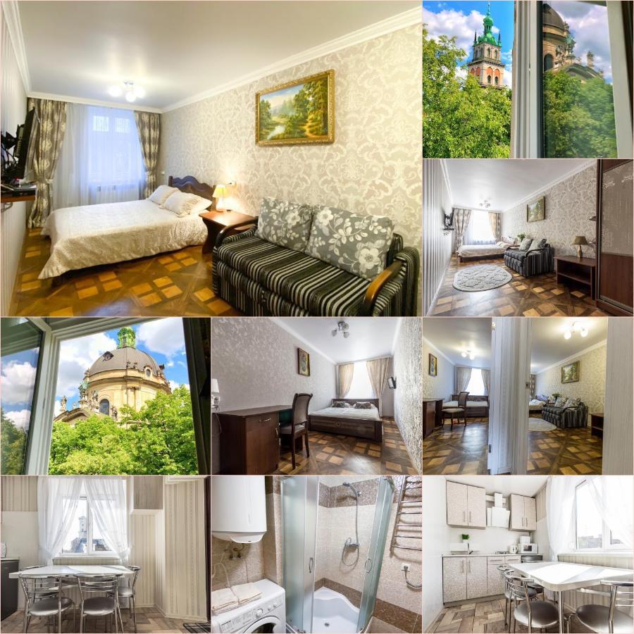 Apartments Near Rynok Square On Staroyevreyska And Fedorova Streets Lviv Luaran gambar